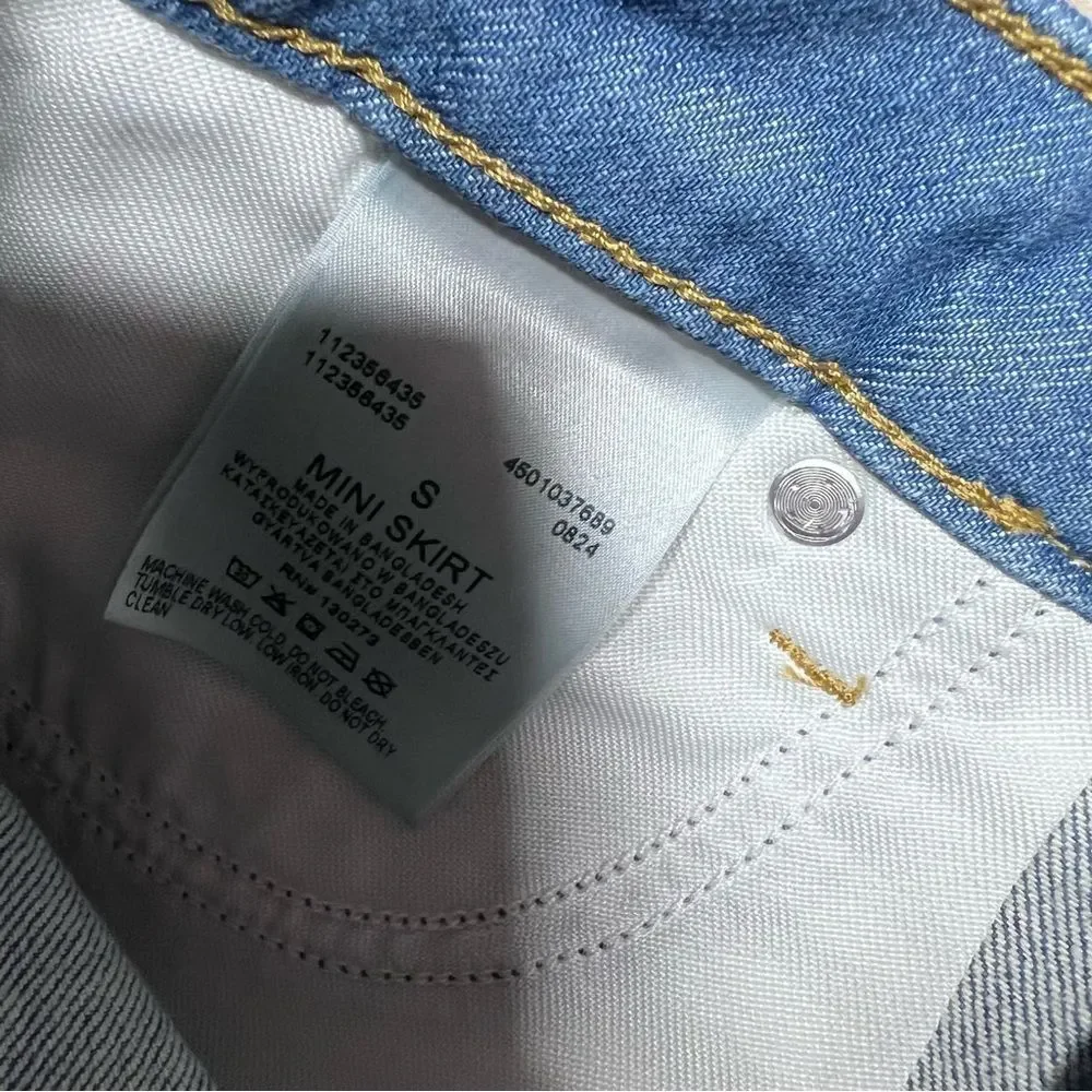 NEW wrangler original mini skirt‎ denim women’s size S - Picture 7 of 7